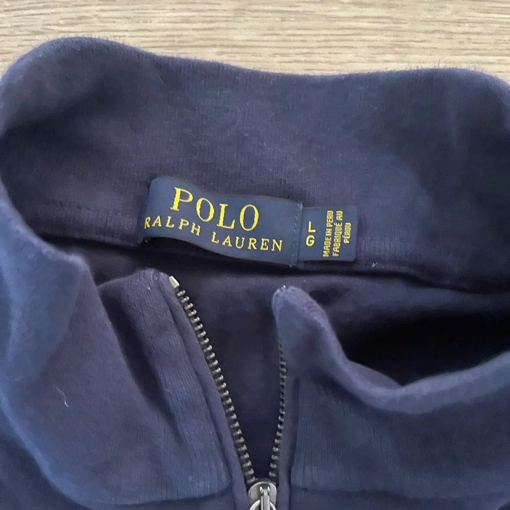 Polo Ralph Lauren Logo Men’s Quarter Zip Pullover Large‎